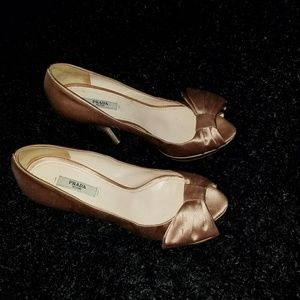 Prada peep toe stiletto